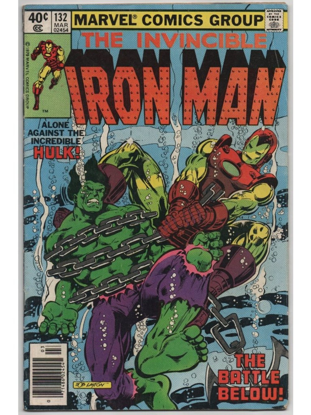 Iron Man 132 Marvel Comics 1980 VG- 3.5 Newsstand Mark Jewelers Insert Variant